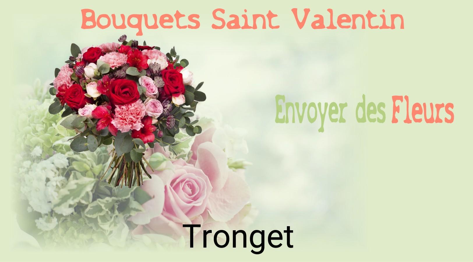 Roses de Saint-Valentin livrées à Tronget
